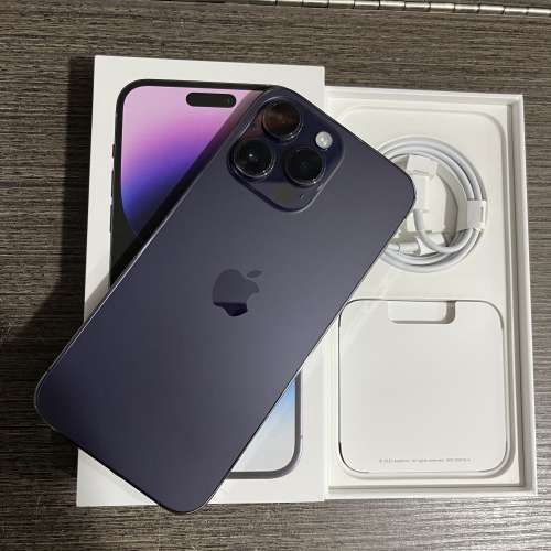 iPhone 14pro max256gb, 港行極新，完美冇花，冇修冇拆，電池健康度83，全套齊！不...