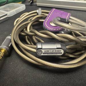 Audio lab design 單晶銅鍍銀 2pins 4.4
