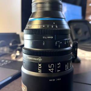 IRIX 45mm T1.5 Cine Lens for Sony E-mount 有盒 filter 電影鏡