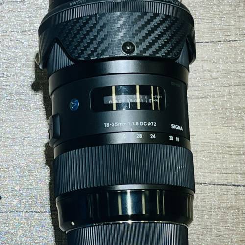 Sigma 18-35mm f1.8 dc art canon ef mount