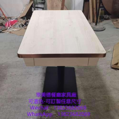 防火膠板可以選擇唔同顏色,深圳工廠有部份樣板看,尺寸可以改,防火膠板餐桌訂製廠商...