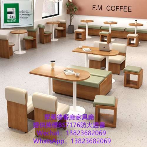 餐館阻燃皮革餐枱椅梳化咕臣訂製，茶餐西餐廳沙發梳化餐椅訂做，港式餐廳餐桌檯子訂...