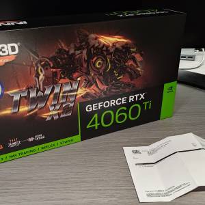 （全新）Inno3D GeForce RTX 4060 Ti 16GB TWIN X2 OC 顯示卡