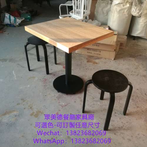 茶餐料理店餐廳餐桌訂造,防火膠板抽屜餐桌檯子訂造,工業風餐桌椅批發,咖啡廳桌椅批...