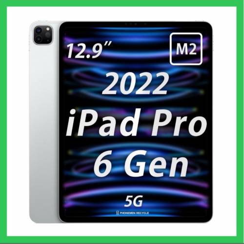 iPad Pro 12.9” 第6代 2022 M2 128GB/256GB WiFi/ 5G+WiFi $5180up (04/05/2025)