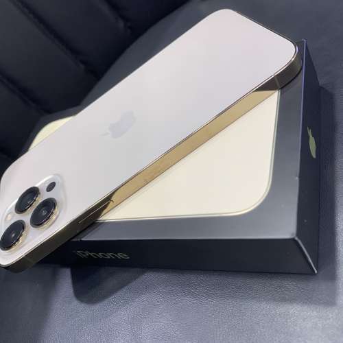 99%New iPhone 13 Pro Max 128GB 金色 香港行貨 電池91% 全套有盒有配件 自用首選超值