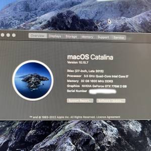 iMac 27’ 2013 Late 2K - i7 +32gb ram