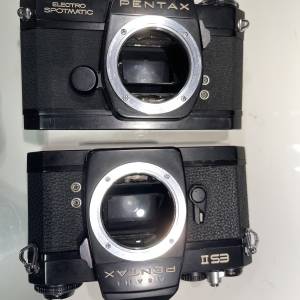 pentax spotmatic ES & ES ii 兩部機