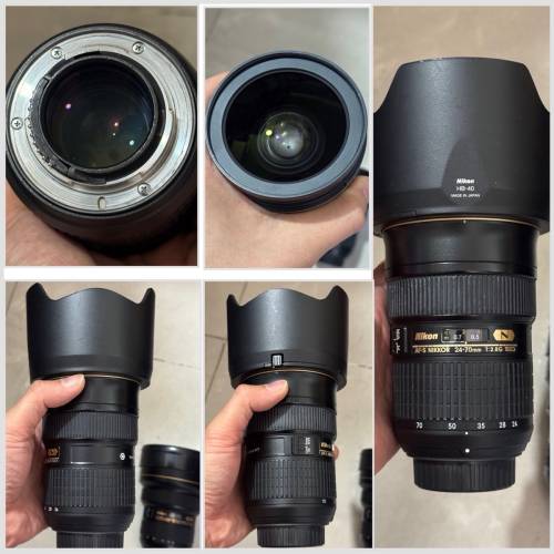 Nikon F mount 24-70mm f2.8G (冇VR)