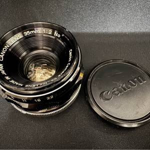 Canon 35mm f2 ltm