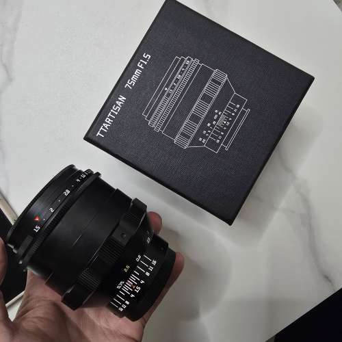 TTArtisan 銘匠75mm f1.5 Swirly Bokeh Lens 鏡頭 (M42 卡口) 99% new 無單無保