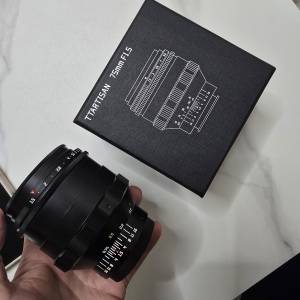 TTArtisan 銘匠75mm f1.5 Swirly Bokeh Lens 鏡頭 (M42 卡口) 99% new 無單無保