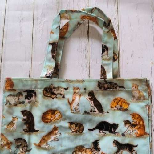 全新 貓咪 貓仔 喵星人 Tote Bag 環保袋 收納袋 購物袋