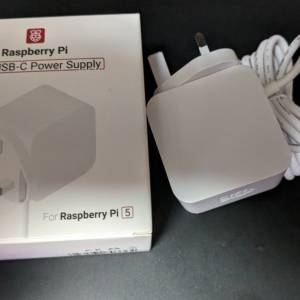 Raspberry Pi 5 Power Supply (Official) USB-C PD 5.1V 27W 樹莓派5電源