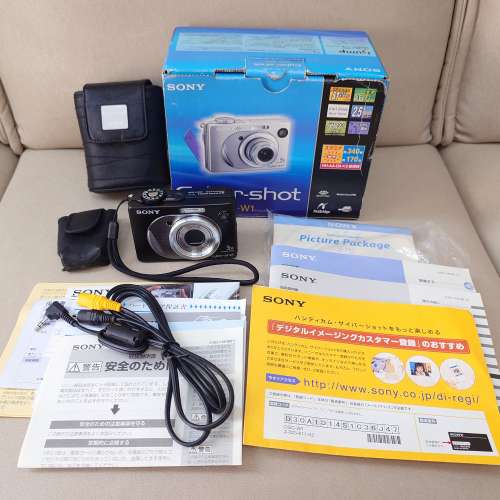 Sony CyberShot DSC-W1 新淨有盒1/1.8"吋 大CCD相機 CCD Camera 蔡斯Vario Tessar...