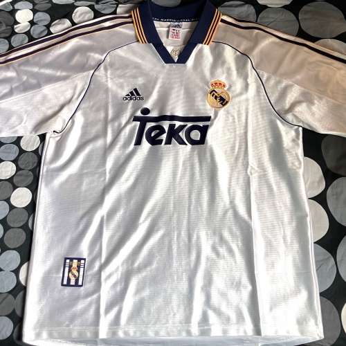 98/99 皇馬主場 x Guti size L