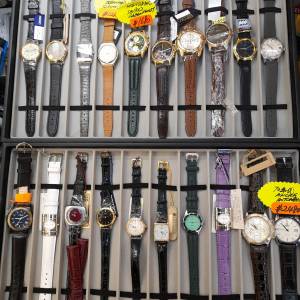全新絕版Seiko & Swiss Leather Band watch.