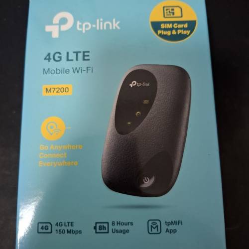 TP-link M7200 4G LTE wi-fi 蛋 行動WiFi分享器