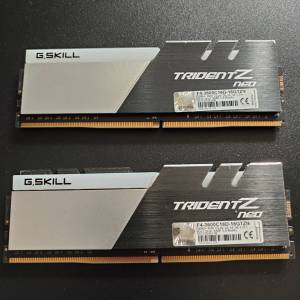 G.Skill Trident Z Neo RGB 16gb 3600mhz cl16  b-die ddr4 ram 8gb x2