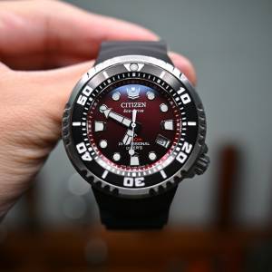 98％new Citizen 行貨新款 BN1024-01Z 光動能300m潛水錶