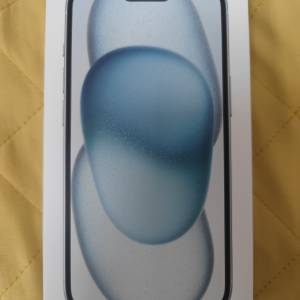 100% new港行iPhone 15, Blue, 128GB 全新未拆盒