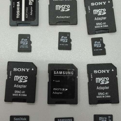 5片 (+1) 2G MiroSD卡套裝