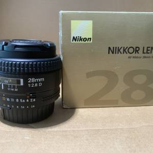 Nikon AF 28mm f/2.8 D lens