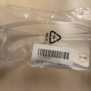新品 ： 抗UV400 透明 護目鏡 可與眼鏡同時配戴