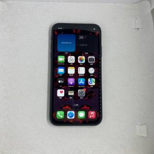 $(1) 90% iPhone XR 128GB 黑色   港行  送玻璃貼