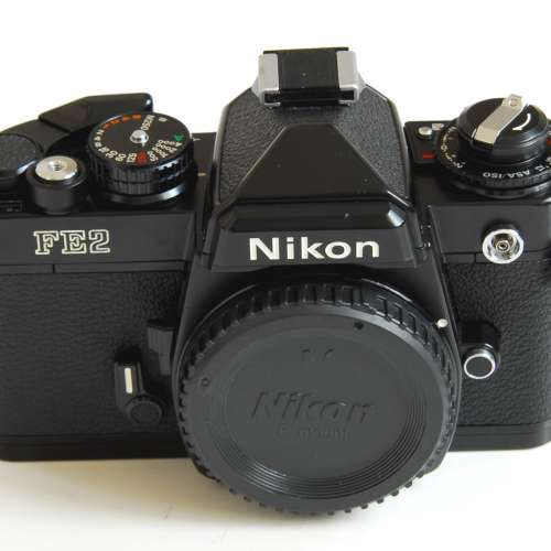 Nikon FE2 Black body 鈦合金蜂巢快門 95% new