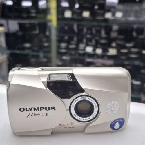 OLYMPIS MJU II 35MM F2.8 95% NEW   OLYMPUS MJU II ZOOM 115 95% NEW
