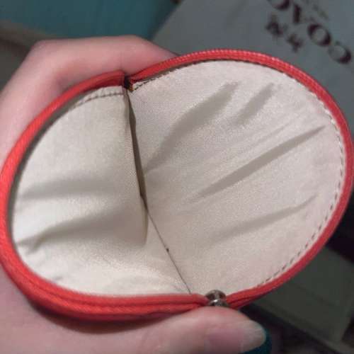 COACH PEACH ZIP COIN PURSE MULTI COLOR LEATHER 69537 正品 NEW YORK