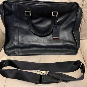 Agnes b 真皮 2WAY BRIEFCASE