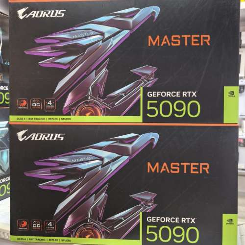 全新 Gigabyte RTX 5090 Master 顯示卡 旺角門市 可 Trade in 4090 4080 4070 Ti S...