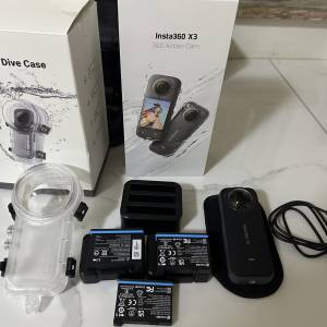 Insta360 X3 全景相機連全隱形潛水殼