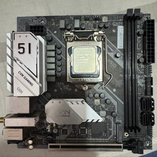 i5-11400F + CVN H510i gaming v20 ITX 底板 intel