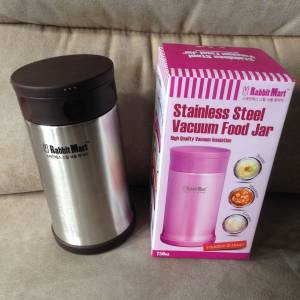✈️ RABBIT MART Stainless Steel Vacuum Food Jar 750ml 12 Hours NEW 全新 保溫...