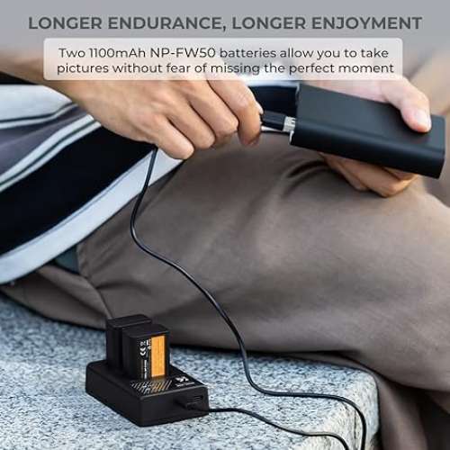 K&F CONCEPT NP-FW50 Lithium-Ion Battery 代用鋰電池