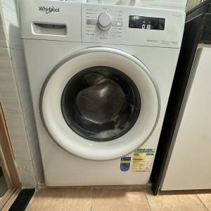 Whirlpool 7kg 1000轉 CFCR70111 蒸氣抗菌纖薄前置滾桶式洗衣機