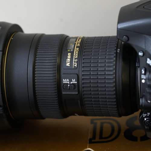 NIKON D810 機身 + NIKON 24-70mm F2.8 鏡頭 + 原廠後備電 + NIKON DK-17M eye cup
