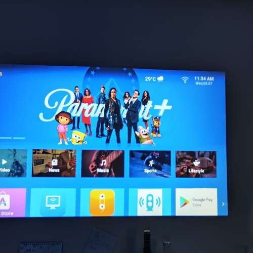 Mini Projector 投影機 4K with Wifi 6 Connection (2.4G/5G Dual Band)