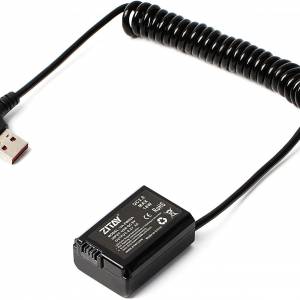 ZITAY Dummy Battery For Sony NP-FW50 with USB Adapter (假電池)