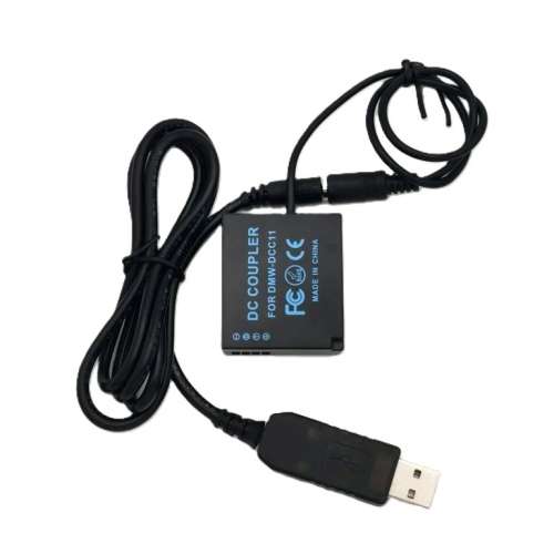 TUSAR USB Dummy Battery Supply Kit For LEICA BP-DC15 BLG10 外接電源供應器 / 假...
