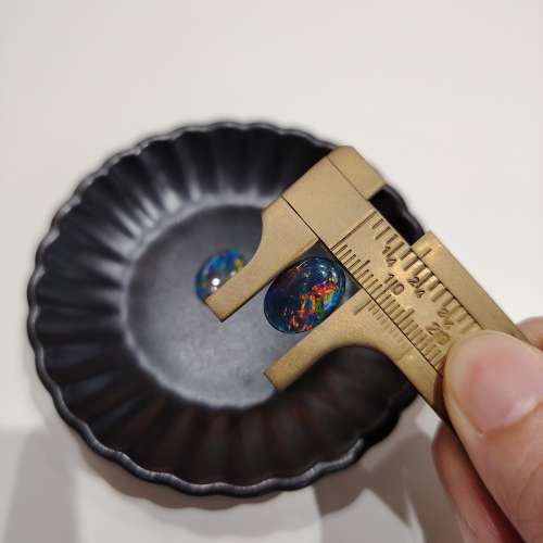 三層夾層澳寶散石1對(未經鑲嵌) Opal Triplet Loose Stone 1 Pair