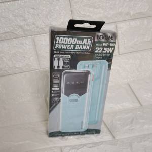全新原裝WEKOME WP-59 10000mAh 潮能三代自帶線22.5W超級快充系列移動充電源