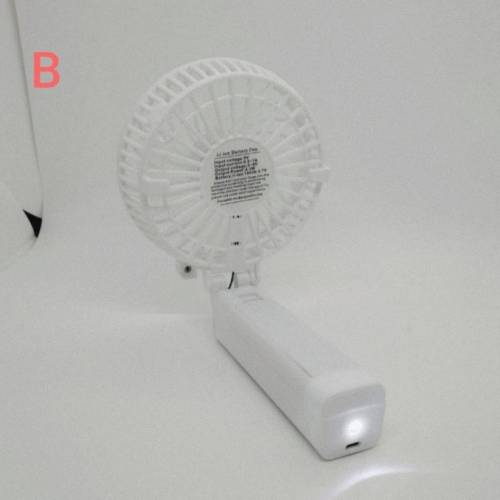 全新行貨勁大風限量版Carousell 2合1 USB充電4寸手提風扇+電筒 白色