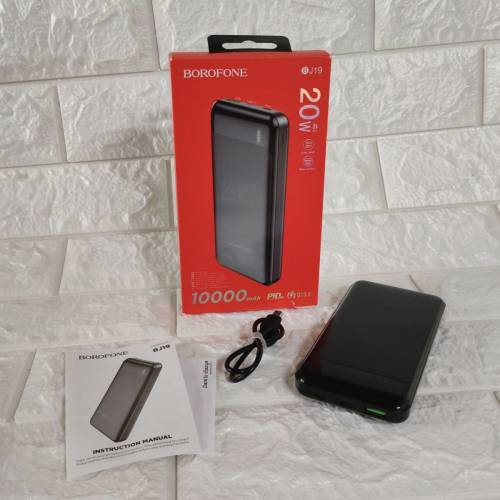 98%勁新行貨BOROFONE BJ19 10000mAh 快充20W Power Bank 全套有盒
