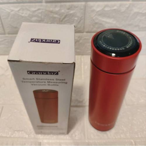 全新行貨GrandaZ 智能溫度計不銹鋼保溫瓶 紅色