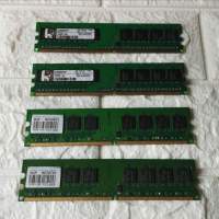 95%新行貨Kingston,Ncp DDR2 555 1gb Ram包4pcs