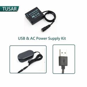 TUSAR USB-A + AC Dummy Battery Supply Kit For LEICA BP-DC15 外接電源供應器 / ...